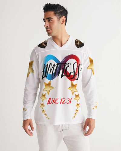 LIMITLESS Men's Long Sleeve Sports Jersey