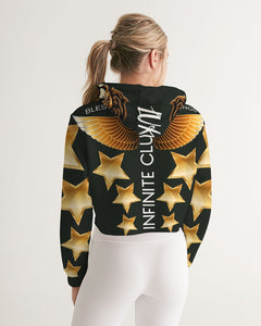 Limitless Dark Out Women's Cropped Hoodie