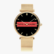 INFILLIONAIRES 156. New Stylish Ultra-Thin Quartz Watch (With Indicators)