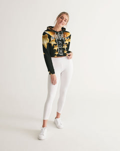 Limitless Dark Out Women's Cropped Hoodie