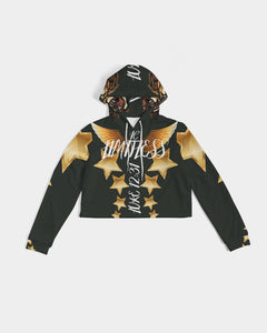 Limitless Dark Out Women's Cropped Hoodie