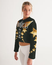 Limitless Dark Out Women's Cropped Sweatshirt
