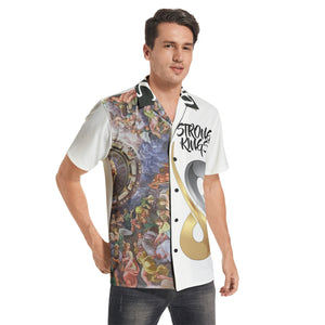 STRONG KINGS Men's All-over print Short Sleeve Shirts