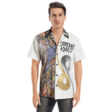 STRONG KINGS Men's All-over print Short Sleeve Shirts
