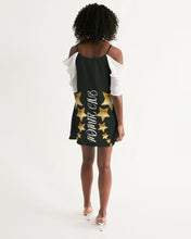 Limitless Dark Out Women's Open Shoulder A-Line Dress