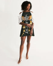 Limitless Dark Out Women's Open Shoulder A-Line Dress