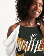 Limitless Dark Out Women's Open Shoulder A-Line Dress