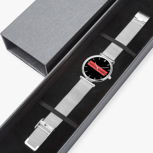 INFILLIONAIRES 156. New Stylish Ultra-Thin Quartz Watch (With Indicators)