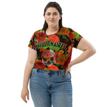 INFILLIONAIRES All-Over Print Crop Tee