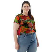 INFILLIONAIRES All-Over Print Crop Tee