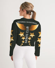 Limitless Dark Out Women's Cropped Sweatshirt