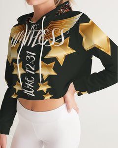 Limitless Dark Out Women's Cropped Hoodie