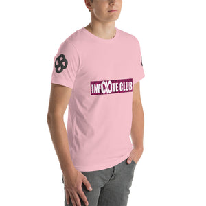 INFINITE LION PINK BLACK DESIGNS SHORT-SLEEVE UNISEX T-SHIRT