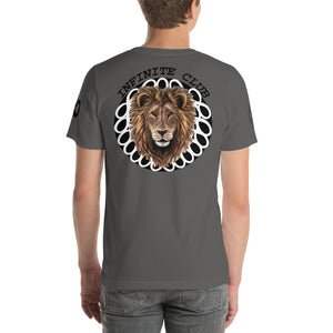 INFINITE LION PINK BLACK DESIGNS SHORT-SLEEVE UNISEX T-SHIRT