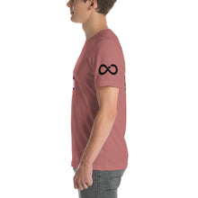 INFINITE LION PINK BLACK DESIGNS SHORT-SLEEVE UNISEX T-SHIRT