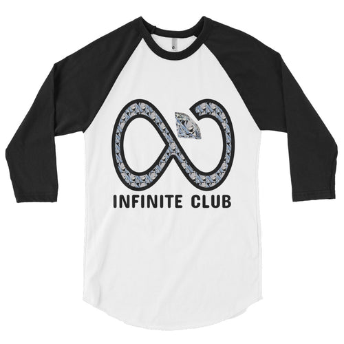 INFINITE DIAMOND 3/4 SLEEVE RAGLAN SHIRT