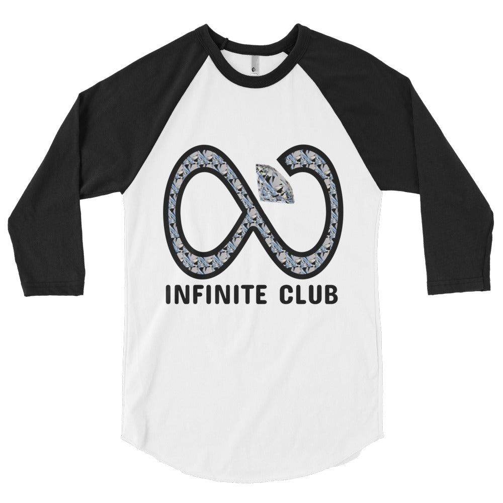 INFINITE DIAMOND 3/4 SLEEVE RAGLAN SHIRT