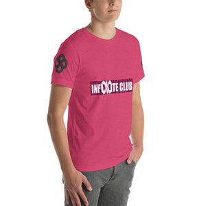 INFINITE LION PINK BLACK DESIGNS SHORT-SLEEVE UNISEX T-SHIRT
