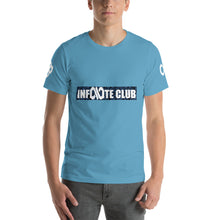 INFINITE LION BLUE WHITE DESIGNS SHORT-SLEEVE UNISEX T-SHIRT