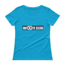 INFINITE LION CARRIBEAN BLUE LADIES' SCOOPNECK T-SHIRT