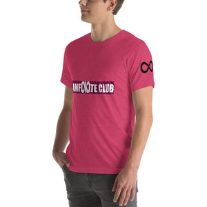 INFINITE LION PINK BLACK DESIGNS SHORT-SLEEVE UNISEX T-SHIRT