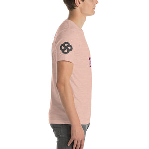 INFINITE LION PINK BLACK DESIGNS SHORT-SLEEVE UNISEX T-SHIRT