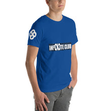 INFINITE LION BLUE WHITE DESIGNS SHORT-SLEEVE UNISEX T-SHIRT