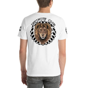 INFINITE LION PINK BLACK DESIGNS SHORT-SLEEVE UNISEX T-SHIRT