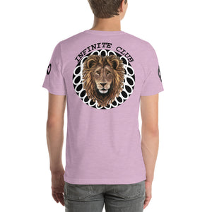INFINITE LION PINK BLACK DESIGNS SHORT-SLEEVE UNISEX T-SHIRT