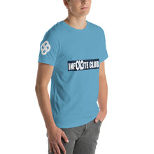 INFINITE LION BLUE WHITE DESIGNS SHORT-SLEEVE UNISEX T-SHIRT