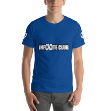 INFINITE LION BLUE WHITE DESIGNS SHORT-SLEEVE UNISEX T-SHIRT
