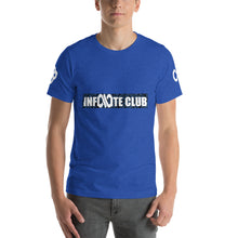 INFINITE LION BLUE WHITE DESIGNS SHORT-SLEEVE UNISEX T-SHIRT
