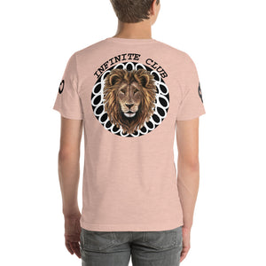INFINITE LION PINK BLACK DESIGNS SHORT-SLEEVE UNISEX T-SHIRT