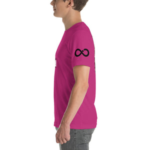 INFINITE LION PINK BLACK DESIGNS SHORT-SLEEVE UNISEX T-SHIRT