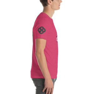 INFINITE LION PINK BLACK DESIGNS SHORT-SLEEVE UNISEX T-SHIRT