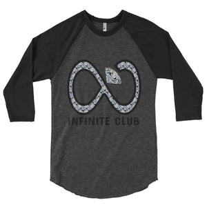 INFINITE DIAMOND 3/4 SLEEVE RAGLAN SHIRT