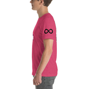 INFINITE LION PINK BLACK DESIGNS SHORT-SLEEVE UNISEX T-SHIRT