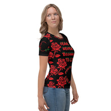 FEAR NEVER BEGINNING TO LIVE WOMEN'S T-SHIRT