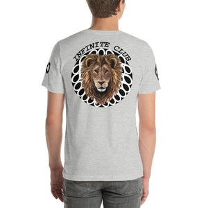 INFINITE LION PINK BLACK DESIGNS SHORT-SLEEVE UNISEX T-SHIRT