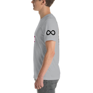 INFINITE LION PINK BLACK DESIGNS SHORT-SLEEVE UNISEX T-SHIRT