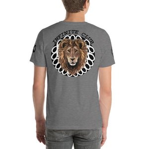 INFINITE LION PINK BLACK DESIGNS SHORT-SLEEVE UNISEX T-SHIRT