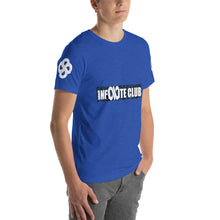 INFINITE LION BLUE WHITE DESIGNS SHORT-SLEEVE UNISEX T-SHIRT