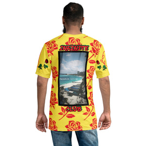 FEAR NEVER BEGINNING TO LIVE MEN'S T-SHIRT