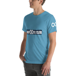 INFINITE LION BLUE WHITE DESIGNS SHORT-SLEEVE UNISEX T-SHIRT
